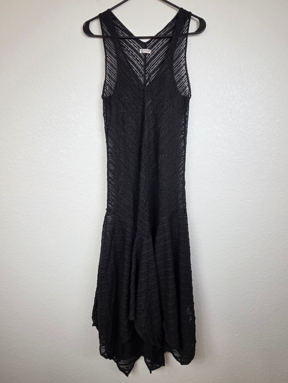 Intimately Free People Black Lace Dress Small